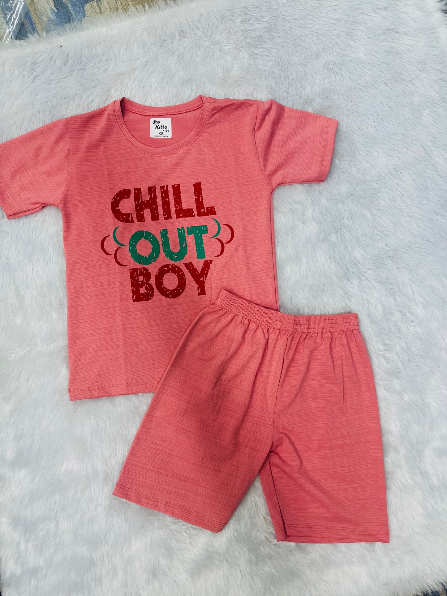 Pink Tee & Comfy Shorts for Kids