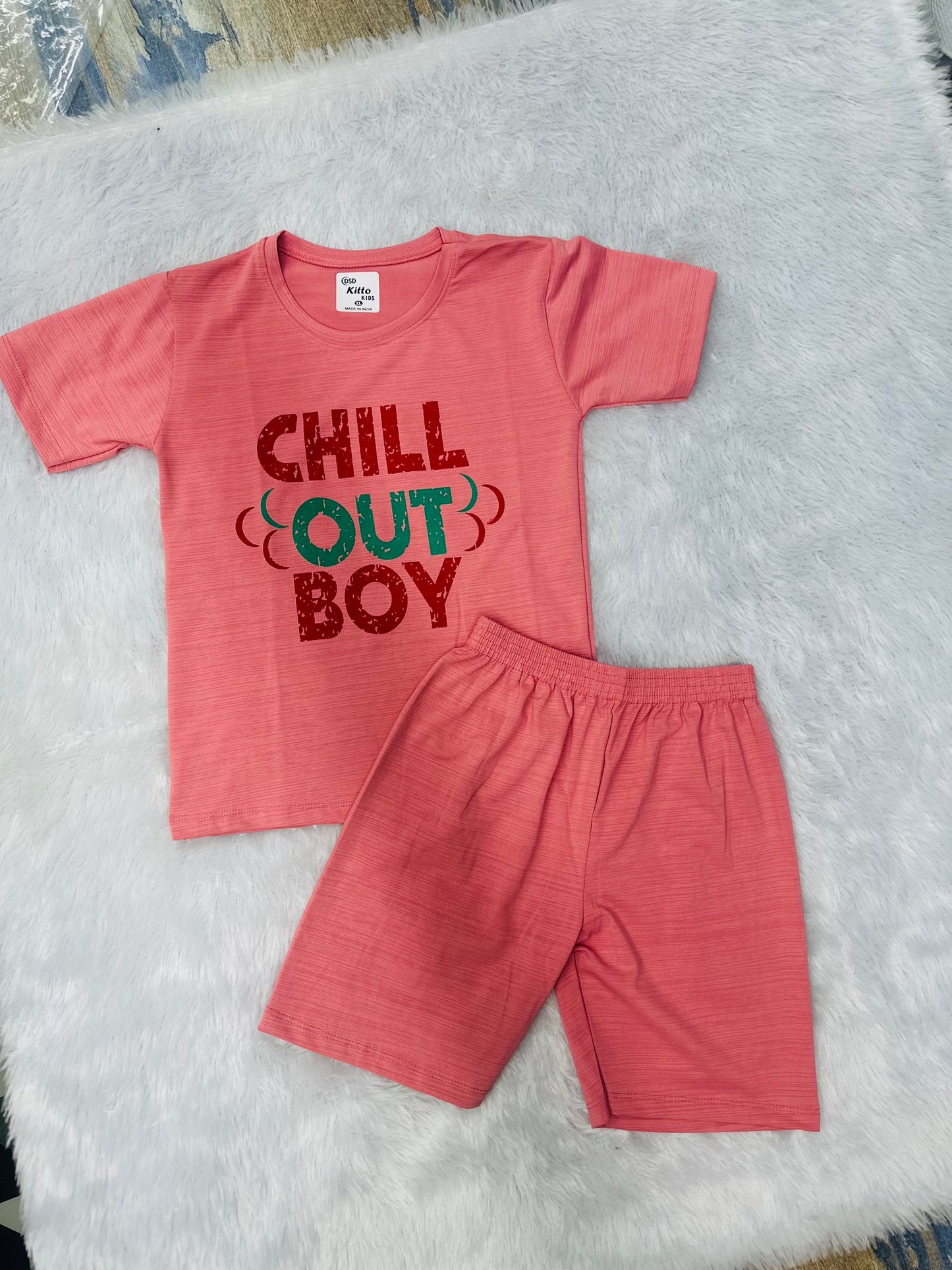 Pink Tee & Comfy Shorts for Kids