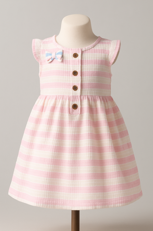 Pink Petal Everyday Cotton Frock