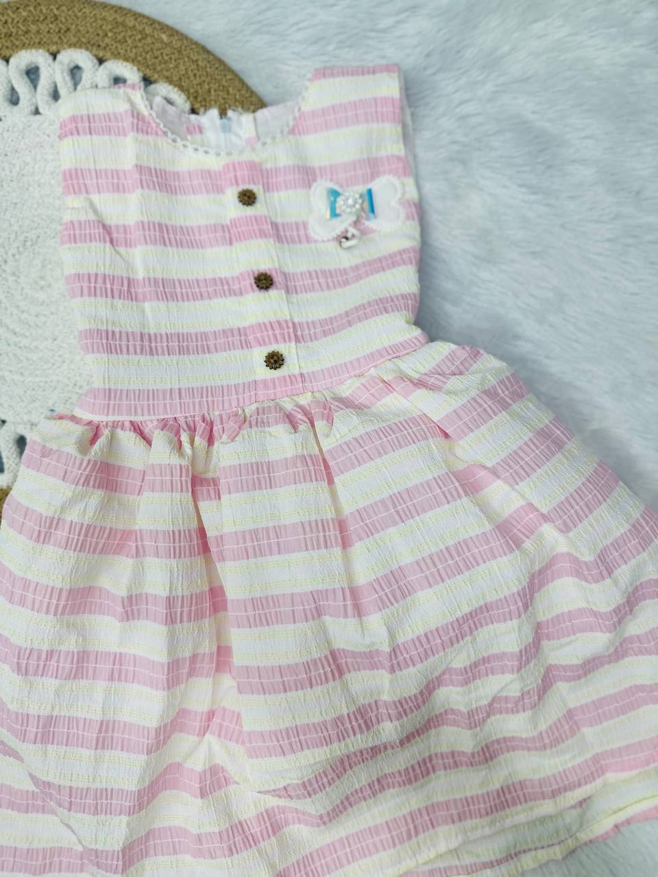 Pink Petal Everyday Cotton Frock
